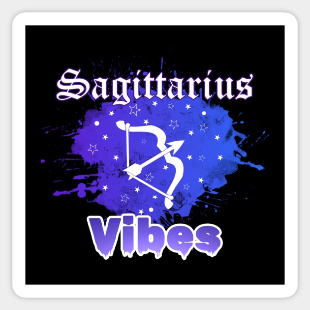 Sagittarius vibes Sticker by RoseaneClare 